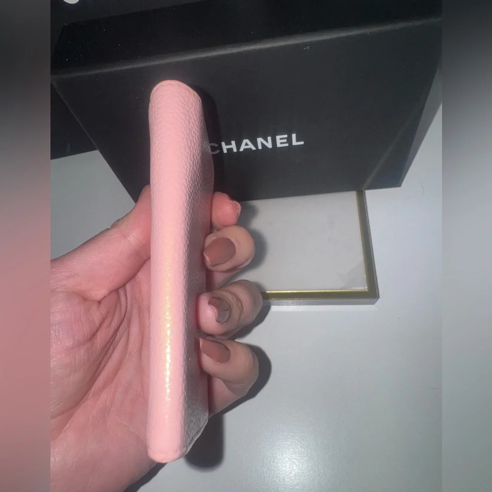 CHANEL Pink Key and Card Holder w/ Box, Dust Bag, and Bag. P - Picture 8 of 14